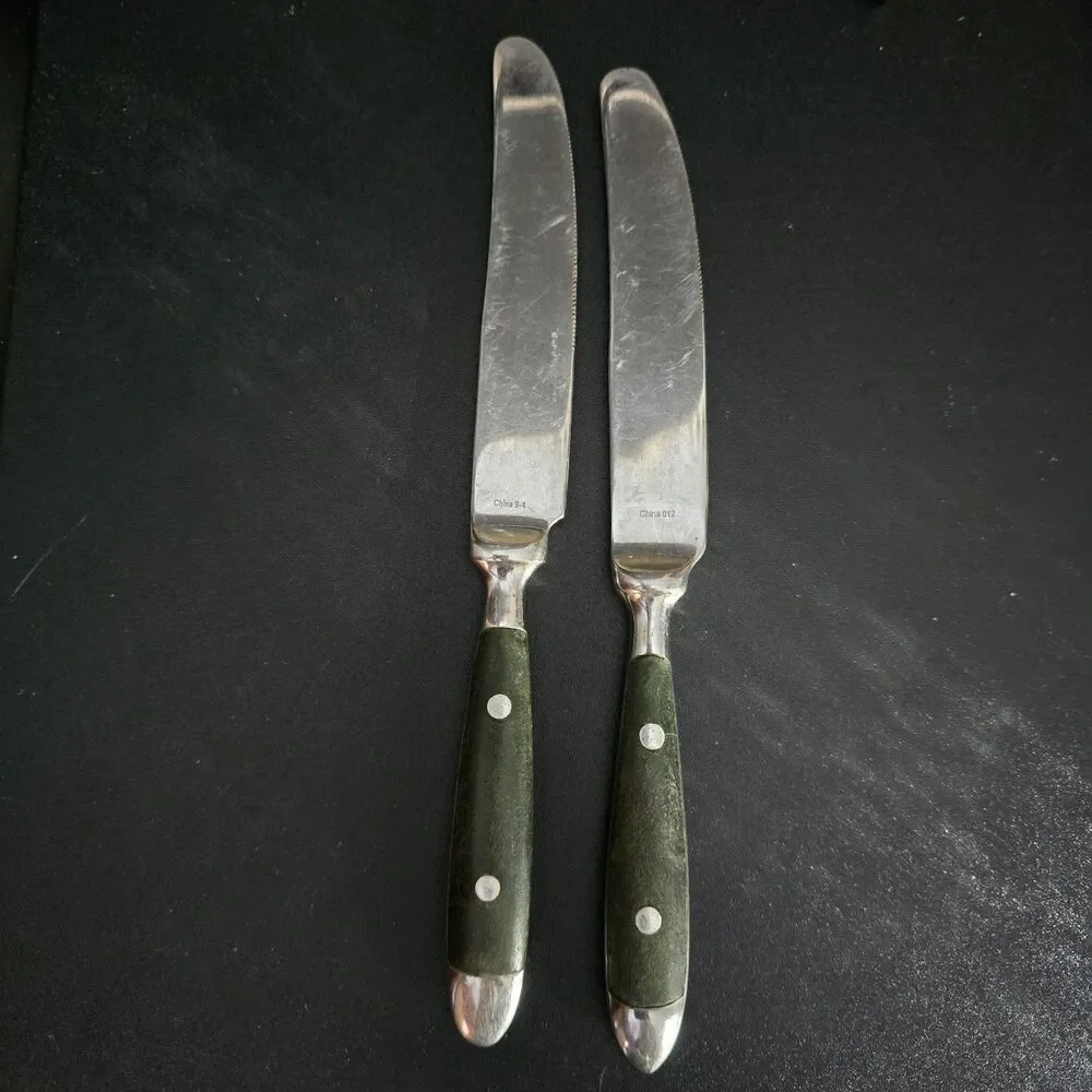 Hampton Silversmiths BISTRO-GREEN 2 Knives Knife Stainless Flatware